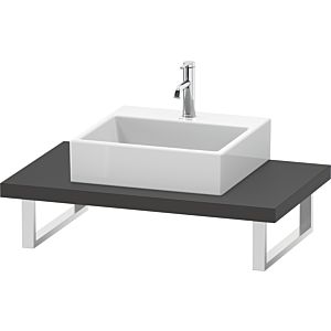 Duravit L-Cube console LC102C04949 thickness 4.5 cm, graphite matt, for Wash Bowls , variable