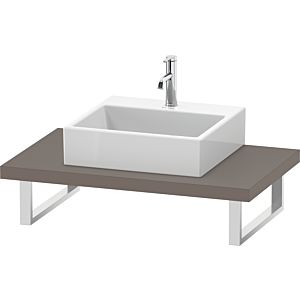 Duravit L-Cube console LC102C04343 thickness 4.5 cm, basalt matt, for Wash Bowls , variable