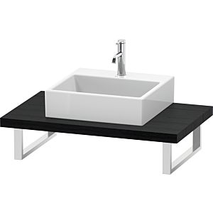 Duravit L-Cube console LC102C01616 thickness 4.5 cm, Eiche schwarz , for Wash Bowls , variable
