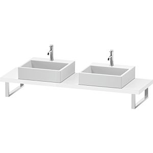 Duravit L-Cube Konsole LC101C08585 Stärke 4.5 cm, weiß hochglanz, für Aufsatzbecken, variabel
