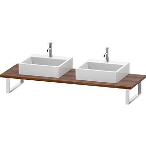 Duravit DuraStyle console DS107C07979 for Wash Bowls , 2 cut-outs, thickness 3 cm, natural walnut