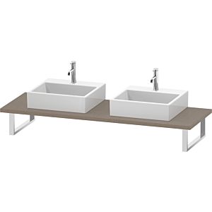 Duravit DuraStyle DS107C07575 pour Vasques  à poser , 2 découpes, épaisseur 3 cm, Lin