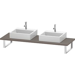 Duravit DuraStyle console DS107C04343 for Wash Bowls , 2 cut-outs, thickness 3 cm, basalt matt