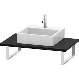 Duravit DuraStyle Konsole DS106C01616 für Aufsatzbecken, 1 Ausschnitt, Stärke 3 cm, Eiche schwarz