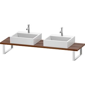 Duravit DuraStyle console DS105C07979 for Wash Bowls , 2 cut-outs, thickness 3 cm, natural walnut