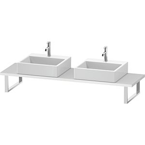 Duravit DuraStyle console DS105C01818 for Wash Bowls , 2 cut-outs, thickness 3 cm, matt white
