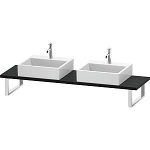 Duravit DuraStyle DS105C01616 pour Vasques  à poser , 2 découpes, épaisseur 3 cm, Eiche schwarz