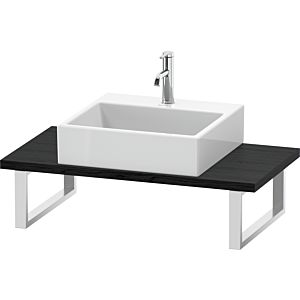 Duravit DuraStyle Konsole DS104C01616 für Aufsatzbecken, 1 Ausschnitt, Stärke 3 cm, Eiche schwarz