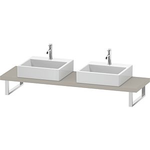 Duravit DuraStyle DS101C09191 pour Vasques  à poser , 2 découpes, épaisseur 4,5 cm, Taupe