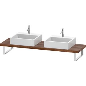 Duravit DuraStyle console DS101C07979 for Wash Bowls , 2 cut-outs, thickness 4.5 cm, natural walnut