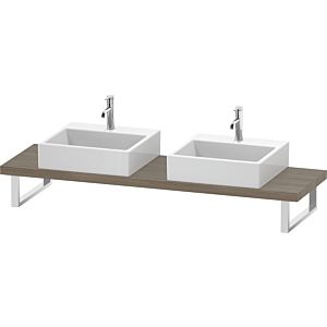 Duravit DuraStyle DS101C03535 pour Vasques  à poser , 2 découpes, épaisseur 4,5 cm, chêne terra
