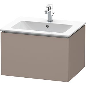 Duravit L-Cube Waschtischunterbau LC614004343 Basalt Matt, 62x40x48,1cm, 1 Auszug, wandhängend