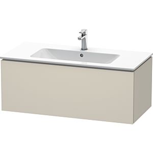 Duravit L-Cube vanity unit LC614209191 102 x 48, 2000 cm, matt taupe, 2000 pull-out, wall-hung