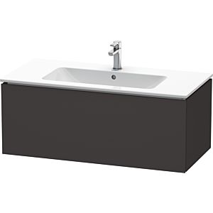 Duravit L-Cube Waschtisch-Unterschrank LC614208080 102 x 48,1 cm, graphit supermatt, 1 Auszug, wandhängend