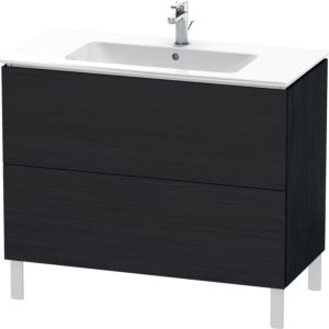 Duravit L-Cube vanity unit LC662701616 102 x 48, 2000 cm, match0, 2 Eiche schwarz