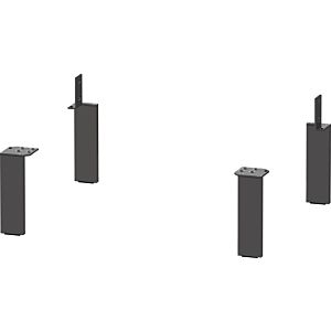 Duravit Brioso Sockelfuß BR979404949, 4 Stück  Graphit Matt lackiert