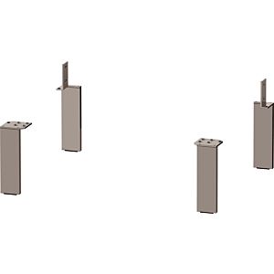 Duravit Brioso Sockelfuß BR979404343, 4 Stück  Basalt Matt lackiert