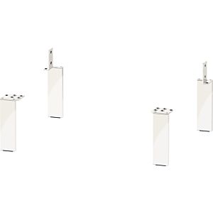 Duravit Brioso Sockelfuß BR979402222, 4 Stück  Weiß Hochglanz lackiert