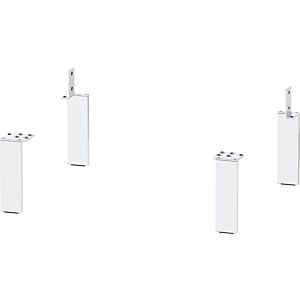 Duravit Brioso Sockelfuß BR979401818, 4 Stück  Weiß Matt lackiert