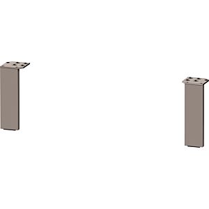 Duravit Brioso Sockelfuß BR979304343, 2 Stück  Basalt Matt lackiert