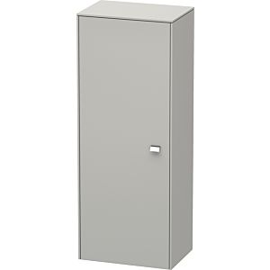 Duravit Brioso Halbhochschrank Individual 91-133cm BR1341L1007, Betongrau Matt, Tür l., Griff Chrom
