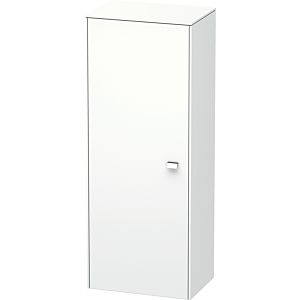 Duravit Brioso Halbhochschrank Individual 91-133cm BR1341L1018, Weiß Matt, Tür links, Griff Chrom