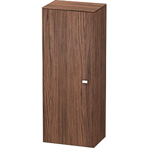 Duravit Brioso Halbhochschrank Individual 91-133cm BR1341L1021, Nussbaum Dunkel/Chrom, Tür links