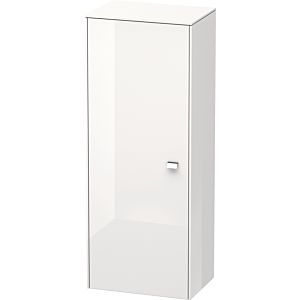 Duravit Brioso Halbhochschrank Individual 91-133cm BR1341L1022, Weiß Hochgl., Tür links, Griff Chrom