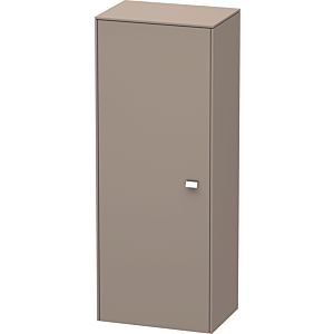 Duravit Brioso Halbhochschrank Individual 91-133cm BR1341L1043, Basalt Matt, Tür links, Griff Chrom