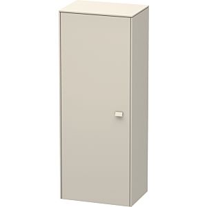 Duravit Brioso Halbhochschrank Individual 91-133cm BR1341L9191, Taupe, Tür links
