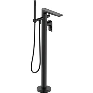 Duravit Tulum shower mixer, floorstanding, with diverter valve, matt black