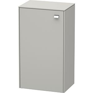 Duravit Brioso Halbhochschrank Individual 61-91cm BR1340L1007 Betongrau Matt, Tür links, Griff Chrom