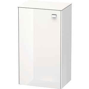 Duravit Brioso Halbhochschrank Individual 61-91cm BR1340L1022, Weiß Hochgl., Tür links, Griff Chrom