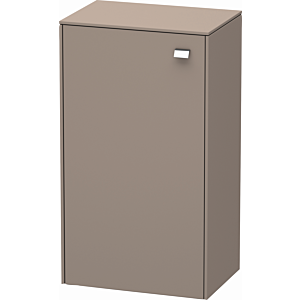 Duravit Brioso Halbhochschrank Individual 61-91cm BR1340L1043, Basalt Matt, Tür links, Griff Chrom