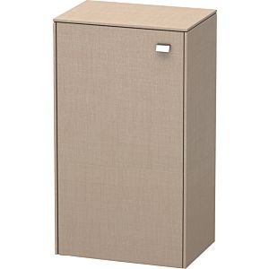Duravit Brioso Halbhochschrank Individual 61-91cm BR1340L1075, Leinen, Tür links, Griff Chrom