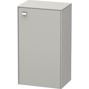 Duravit Brioso half-high cabinet Individual 61-91cm BR1340R1007, concrete grey matt, door right, handle chrome