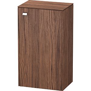Duravit Brioso Halbhochschrank Individual 61-91cm BR1340R1021, Nussbaum Dunkel/Chrom, Tür rechts