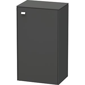 Duravit Brioso armoire Duravit Brioso Individuelle 61-91cm BR1340R1049, Graphite Mat , porte à droite, poignée chromée