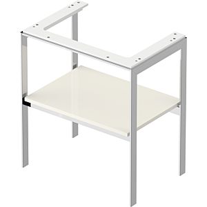 Duravit White Tulip washbasin console WT45400H4H4 68.4 x 45 cm, Nordic White High Gloss , floor-standing, metal