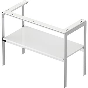 Duravit White Tulip console pour lavabo WT454108585 98,4 x 45 cm, Blanc Brillant , sur pied, métal