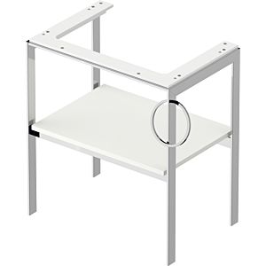 Duravit White Tulip -lavabo WT4543R3636 68,4 x 45 cm, Weiß Seidenmatt , à poser, métal, 2000 porte-serviettes droite