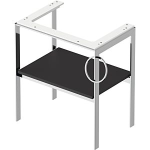 Duravit White Tulip -lavabo WT4543R5858 68,4 x 45 cm, Graphit , installation au sol, métal, 2000 porte-serviettes droite