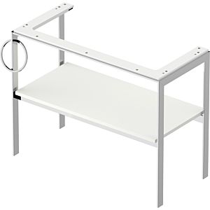 Duravit White Tulip console de lavabo WT4544L3636 98,4 x 45 cm, Weiß Seidenmatt , sur pied, métal, 2000 porte-serviettes gauche