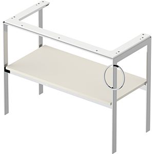 Duravit White Tulip console WT4544R3939 98.4 x 45 cm Nordic Weiß Seidenmatt standing metal 2000 towel rail right