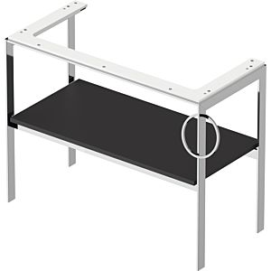 Duravit White Tulip -lavabo WT4544R5858 98,4 x 45 cm, Graphit , installation au sol, métal, 2000 porte-serviettes droite