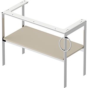 Duravit White Tulip -lavabo WT4544R6060 98,4 x 45 cm, Taupe Seidenmatt , à poser, métal, 2000 porte-serviettes droite