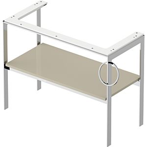 Duravit White Tulip console WT4544RH3H3 98.4 x 45 cm, Taupe Hochglanz , floor standing, metal, 2000 towel rail right