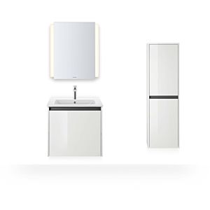 Duravit ME by Starck Möbelwaschtisch 2336630000 63 x 49 cm, weiß, 1 Hahnloch, mit Überlauf