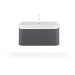 Duravit Happy D.2 Plus HP4388080800000 97,5 x 49 cm, graphite super mat, 2 tiroirs
