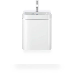 Duravit Happy D.2 Plus HP4340O22220000 40x36cm, 1 porte, charnière à gauche, avec trou pour robinet, blanc brillant